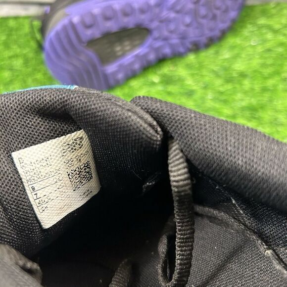 New Balance 410v7 Womens 9 Black Blue Shoes Sneaker Running Athletic‎ Trail Hike - Picture 10 of 13